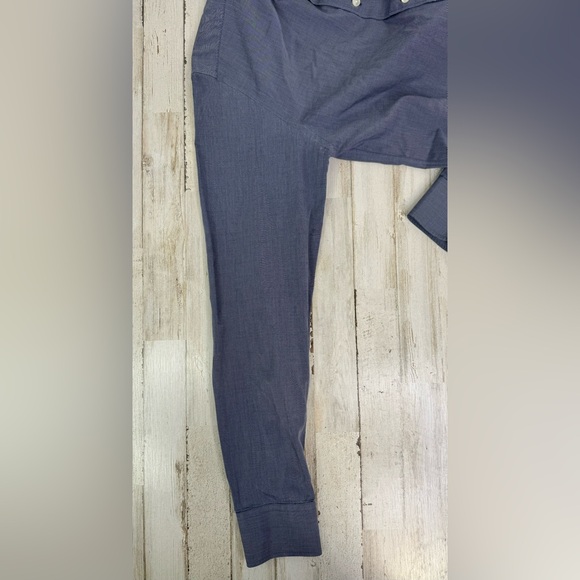 UNTUCKit Shirt Mens Small Grey Performance Stretch Dress Button Up - Picture 9 of 13